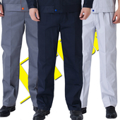 男宽松耐磨春秋款 工作裤 裤 厚薄纯棉多口袋电焊工人工地工作服劳保