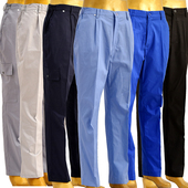 多口袋藏蓝色劳保裤 耐磨工作裤 子 春秋宽松厂裤 黑色工装 男夏季 薄款