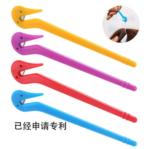 宠物皮筋拆开长毛约克夏