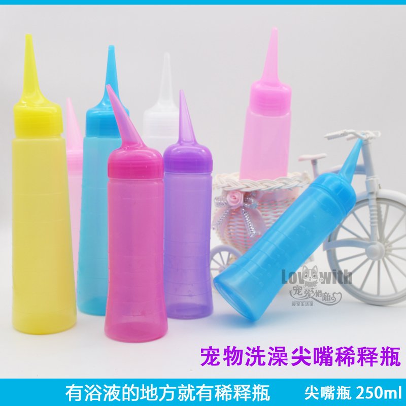 尖嘴瓶猫咪比例洗澡香波用品浴液