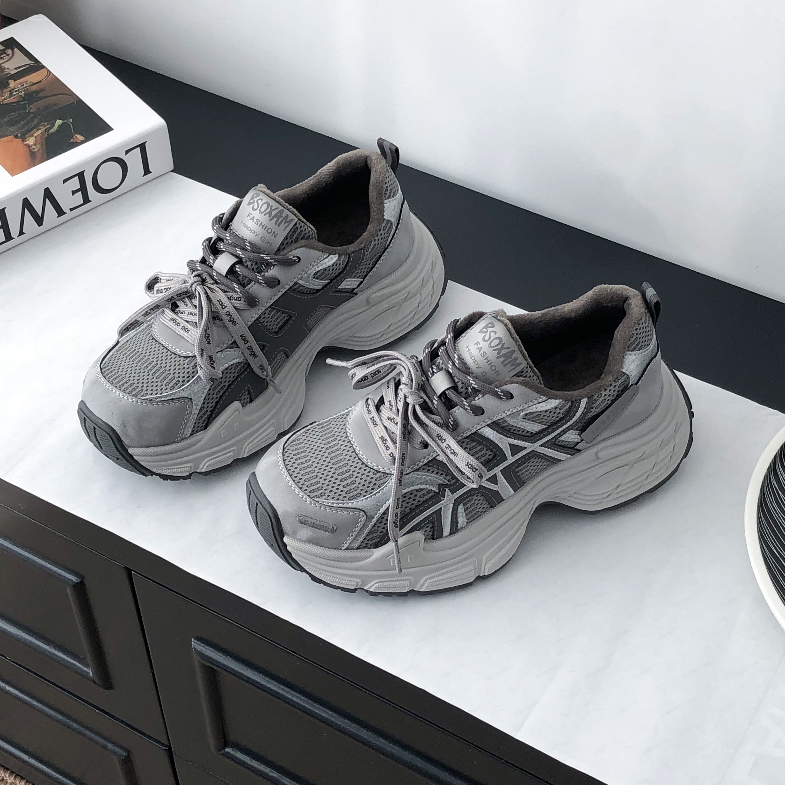 冬季时尚老爹鞋女2025新款