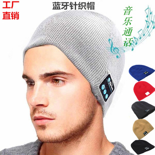 wireless earphone beanie music cap headset hat bluetooth