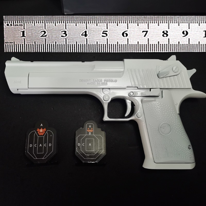 AQK沙漠之鹰闪电合金属软弹玩具枪手拉快拆空挂仿真男孩合金模型2