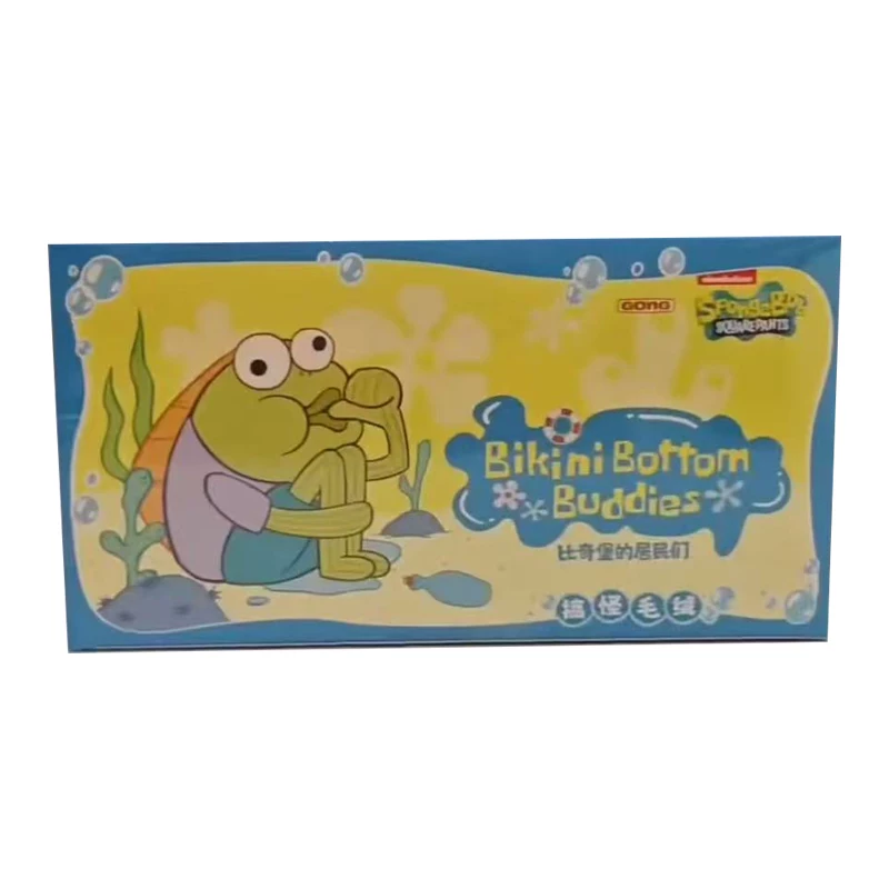 POPMART Bubble Mart Resonance GONG SpongeBob SquarePants Beachcomber Resident Passerby Mermaid Plush Blind Box Pendant