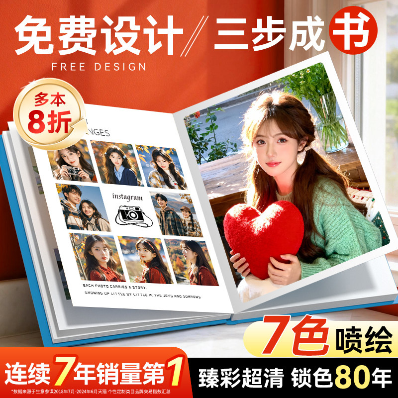 照片书定制作大容量相册本纪念相册打印成册diy精修入册写真影集,节庆用品/礼品,相册/相簿,淘宝优惠券,粉丝福利购,淘宝优惠卷