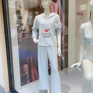 BC46CR2爱慕高端BeChic新款秋冬莫代er含桑蚕丝暖感休闲家居套装