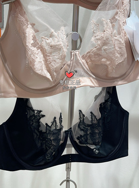 爱慕美体内衣AD130521女4/4软钢圈轻薄杯大胸显小文胸配230521