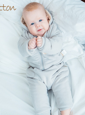 eotton婴儿外出冬装分体新生儿棉服宝宝加厚冬季衣服套装棉袄棉裤