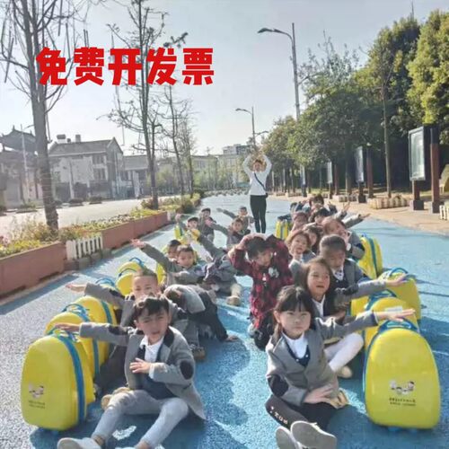 16寸卡通新款儿童书包免费拉杆箱定制定做LOGO图案1小学生拉杆箱