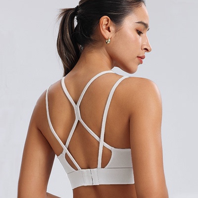 固定胸垫运动文胸防震跑步