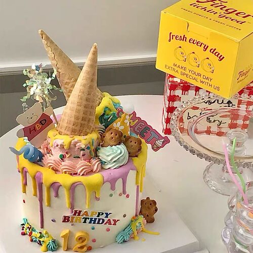 ins风蛋糕装饰儿童插件