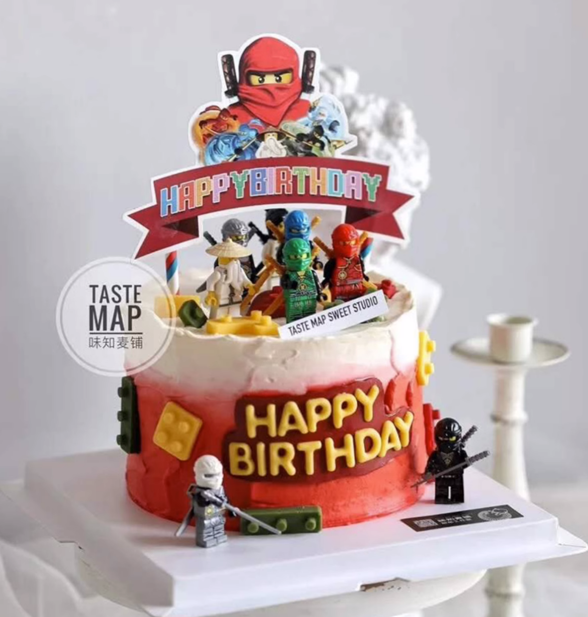 幻影忍者机器人蛋糕装饰摆件 男孩生日积木玩具人物公仔装饰插件,节庆用品/礼品,节日装扮用品,淘宝优惠券,粉丝福利购,淘宝优惠卷