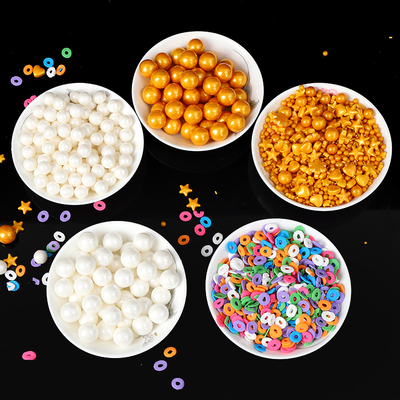 烘焙珍珠糖彩针糖彩色糖珠糖珠