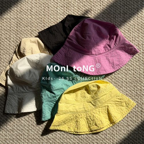 MONI 大檐可折叠遮阳帽防晒帽 大童/成人