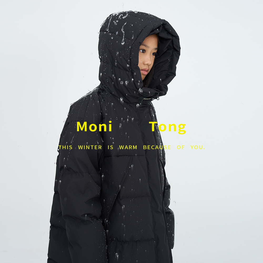monitong长款厚款中性羽绒服