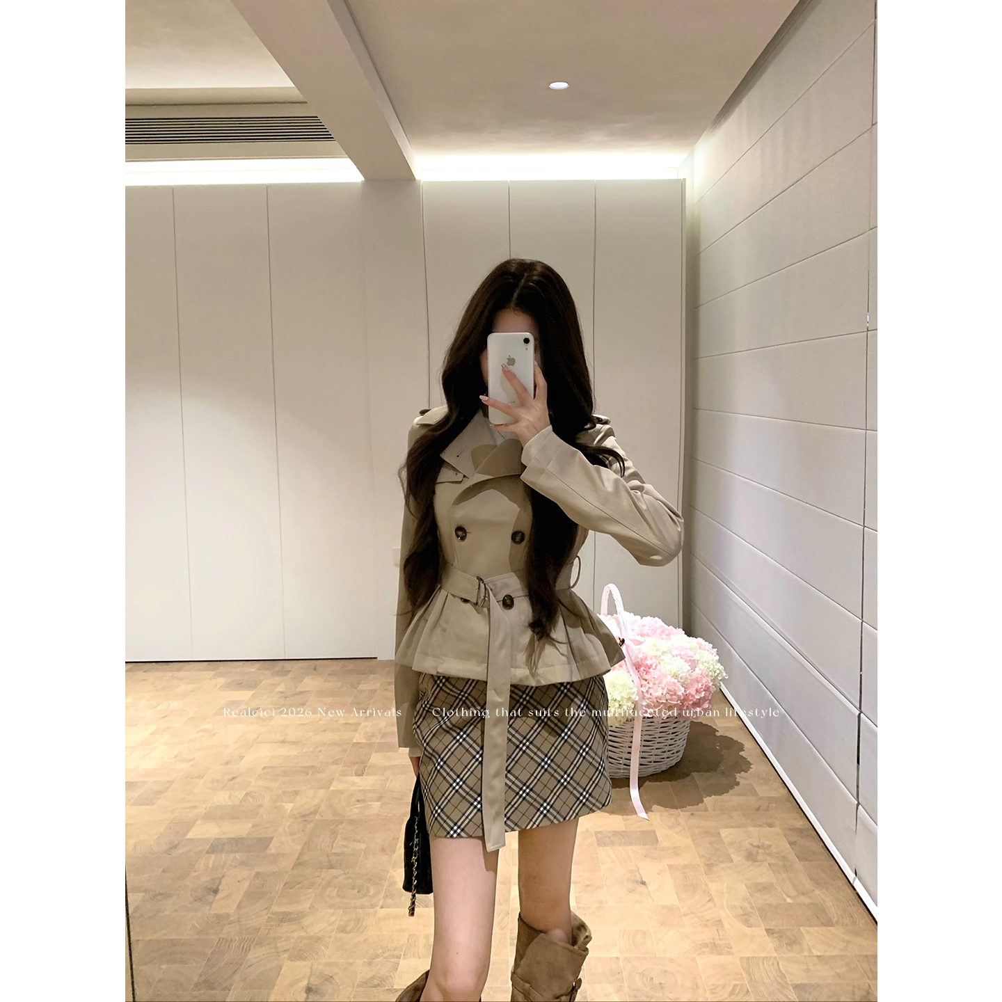 8号10点~中岛莉莉~高级感腰风衣