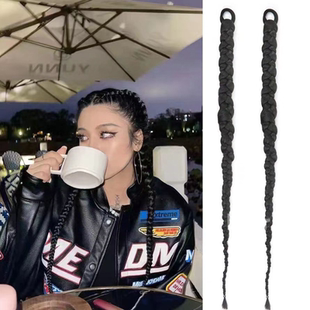 新款超长藏族假发辫子麻花辫拳击辫双马尾扭扭辫仿真发神器欧美风