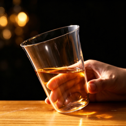 日式超薄水晶玻璃威士忌杯