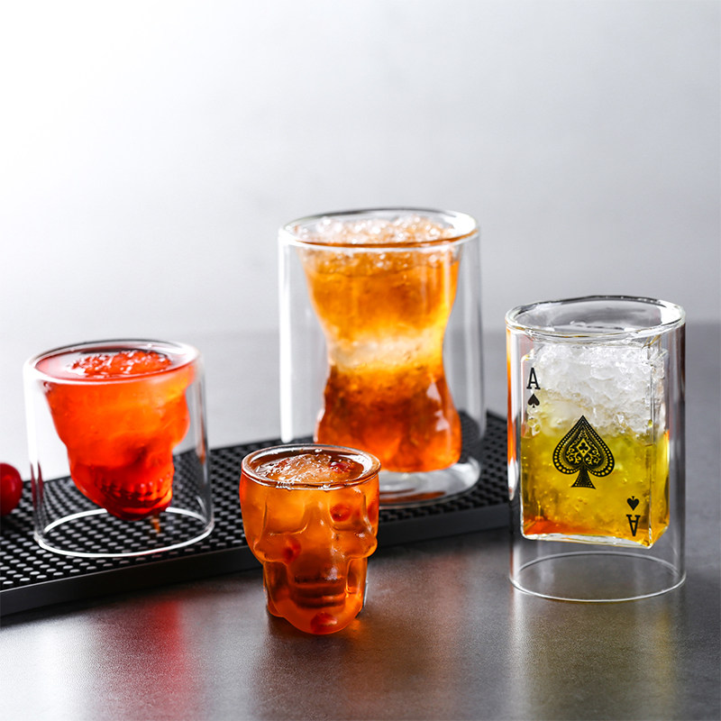 耐热创意风鸡尾酒杯