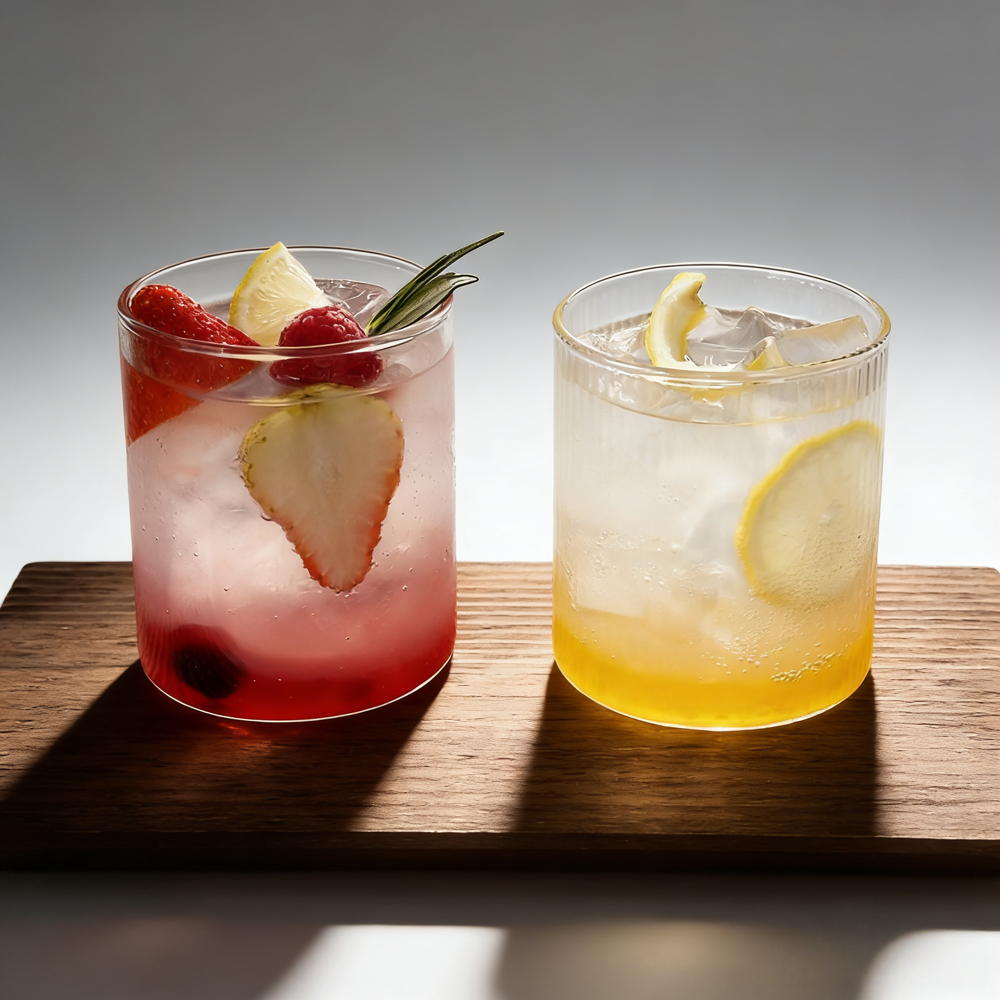 透明高硼硅玻璃杯饮料杯冰块水果茶杯家用饮水杯超薄耐高温咖啡杯