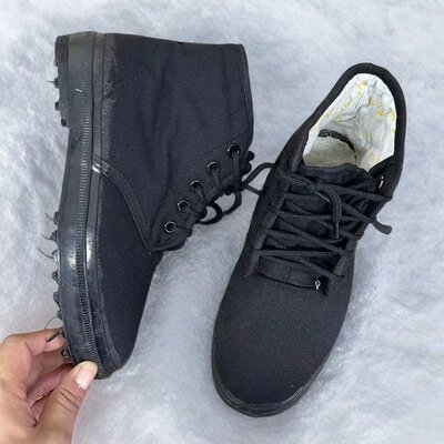 3544黑色87劳保辅助防寒保暖老式布棉鞋男女冬羊毛毡劳保民工棉鞋