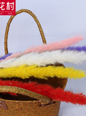 云南小芦苇干花花束染色彩色DIY花材家居装饰摆件跨境亚马逊欧美