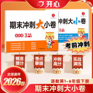开心2026春小学期末冲刺试卷