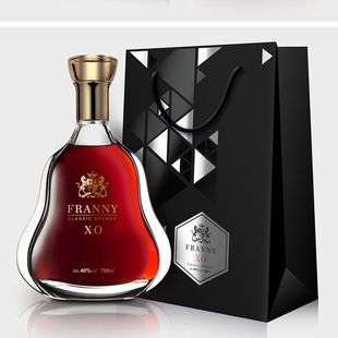 洋酒白兰地XO法国进口烈酒40度700ML含礼盒