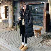 羽绒服女中长款 外套 洋气90白鸭绒过膝加厚冬季 2025新款 设计感时尚