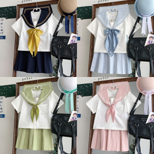 四色二本正版 日系制服女校供学院风 水手服套装 北璃酱jk原创基础款