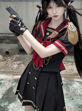 军lo水手服jk制服女学生出片气质