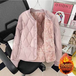 医护防寒棉服内胆加绒加厚小个子防寒内穿棉袄秋冬贴身打底棉衣女