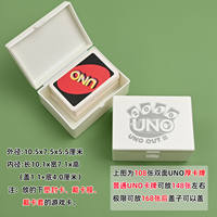Portable UNO storage box, household covered box, box for organizing sundries and cosmetics, transparent cover for storage thumbnail 5