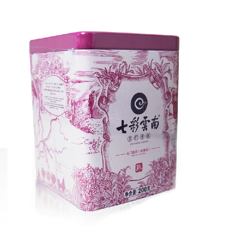 七彩云南庆丰祥普洱茶 玫瑰花普洱熟茶  200g散茶名门普洱正品