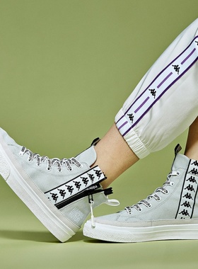 男女串标运动板鞋休闲鞋高帮帆布K0AW5CC47D-124