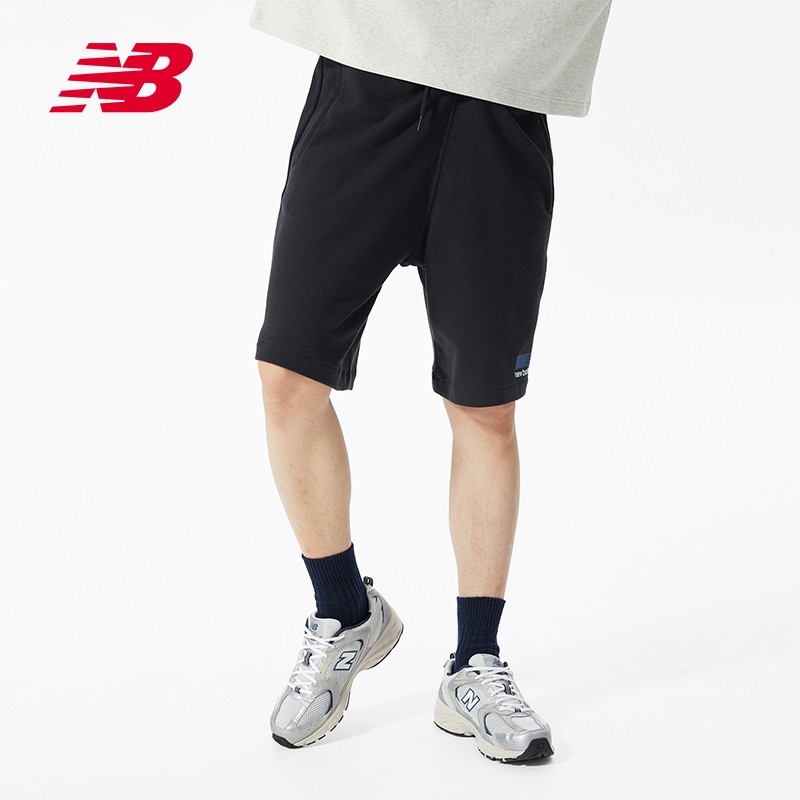 NEW BALANCE 男款运动夏季休闲舒适针织短裤MS21900-BM