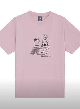 New BalanceNB男女向心生活休闲圆领运动短袖T恤AMT42337-MEY