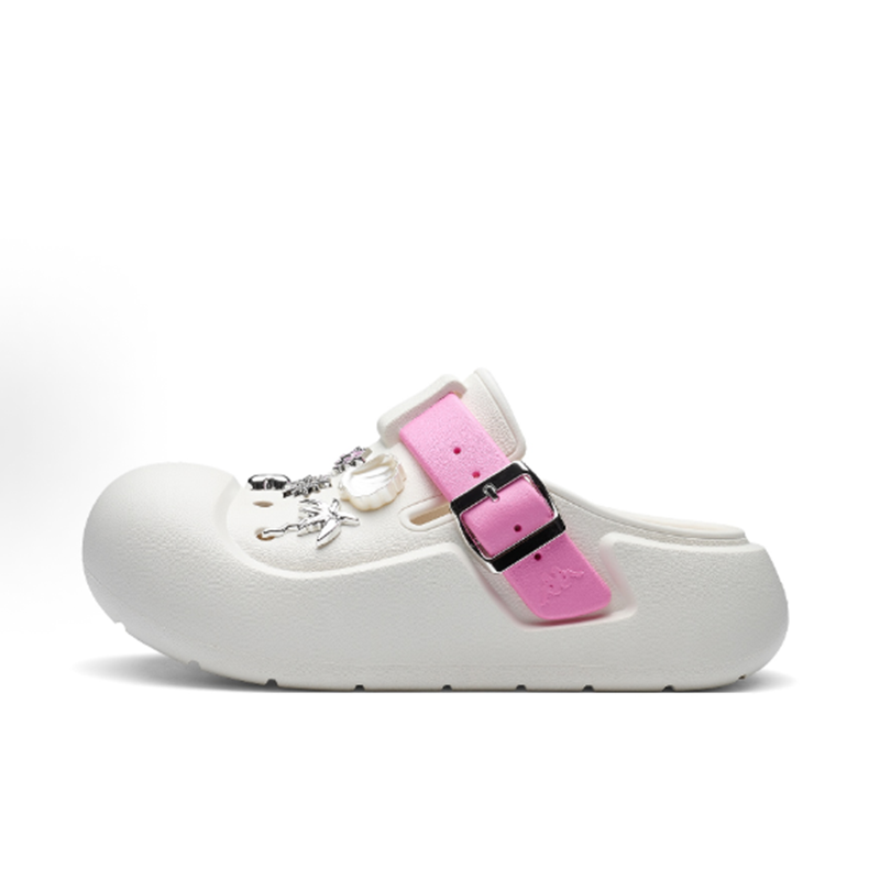 Kappa卡帕 背靠背 女子凉拖 时尚显高洞洞鞋K0F25LL55CJ-0106