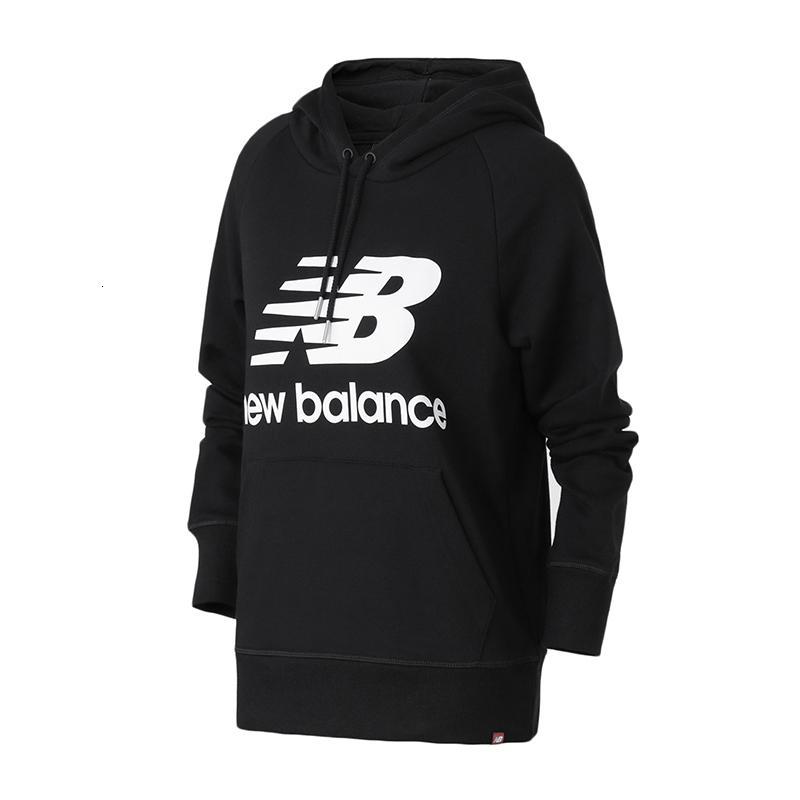 New Balance NB女款卫衣宽松连帽卫衣AWT03550-BK