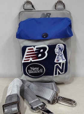 New Balance NB男女新款休闲运动按扣开合织物斜跨单肩包LAB13635
