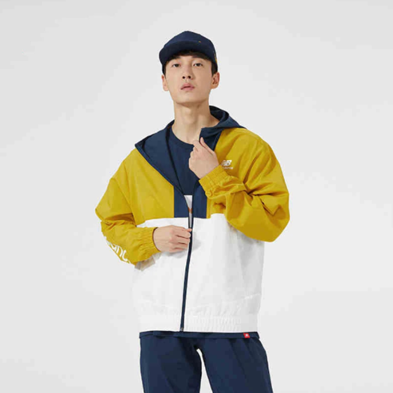 NEW BALANCE男士春夏季梭织外套薄款透气运动夹克AMJ01502-VGL