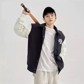 梭织立领秋冬棉服棒球服外套5QD12083 New Balance男女同款