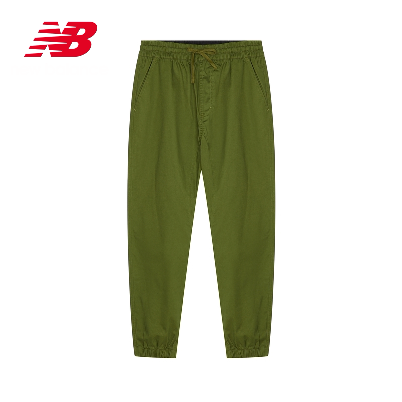 NEW BALANCE 男款休闲裤舒适运动梭织长裤 AMP22351-GEH-BK