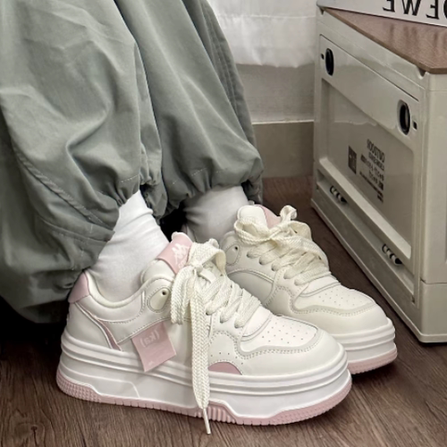 女款百搭日常时尚舒适低帮板鞋 K0F25CC20J-0106