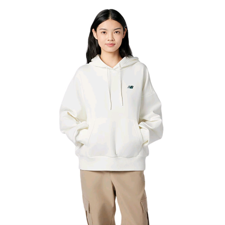 New Balance 美式字母连帽套头休闲卫衣 女款NCD42222-IV