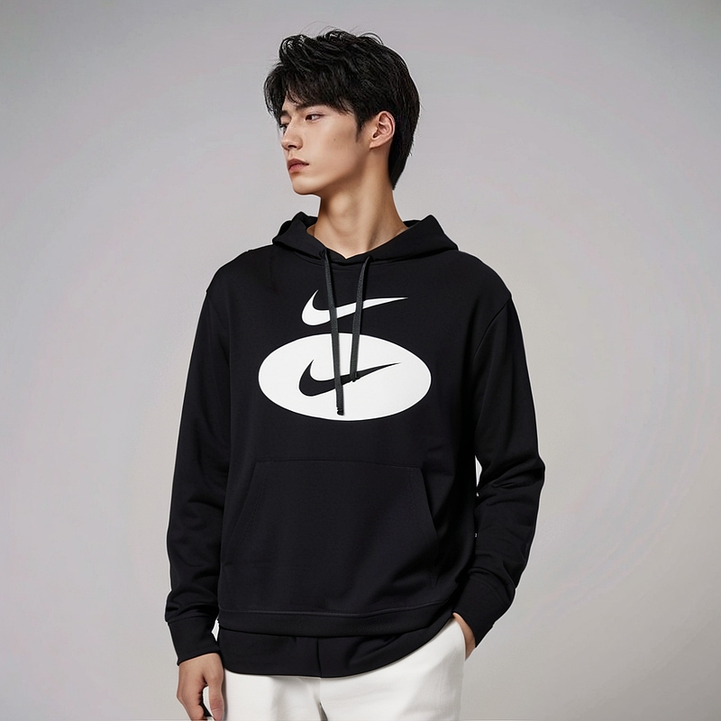 Nike/耐克男子秋冬加绒宽松运动卫衣套头衫DM5458-010 AC