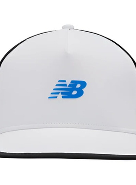 New Balance男女夏季透气运动休闲帽子鸭舌帽遮阳帽LAH13001-WT