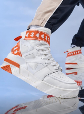 男女同款舒适百搭复古篮球鞋高帮板鞋 K0BZ5CC52-012B