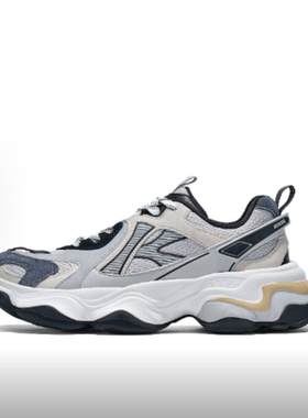 男女同款复古厚底轻松脚感低帮跑步鞋 K0EZ5MC86F-1118