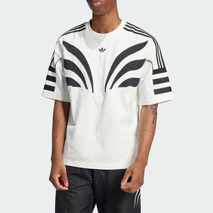Adidas阿迪达斯三叶草男士 T恤IX6780 运动舒适透气耐穿短袖